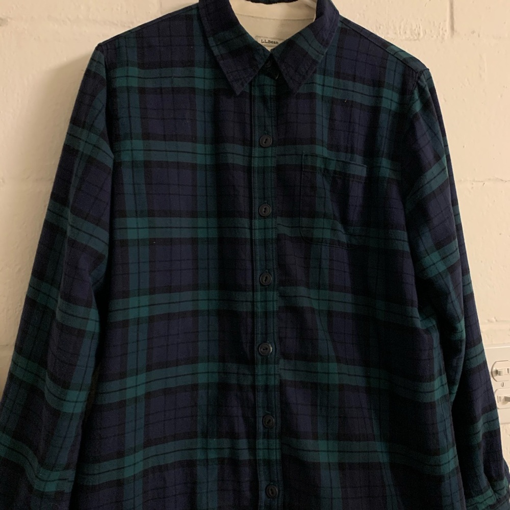 L.L. Bean Fleece-Lined Flannel Shirt